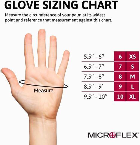 Ansell Microflex Black Dragon BD-100L 6mil Disposable Latex Gloves w/Full Texture for Food Processing, Automotive - Large, Black (Box of 100) in Saudi Arabia