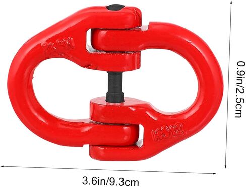 CHILDWEET Lifting Connection Buckle Safety Chain Extension Tow Hitch Connector Tow Truck Connector for Towing Link Chains Connectors Heavy Duty Chain Steel Connecting Link Chain Link Trailer in Saudi Arabia