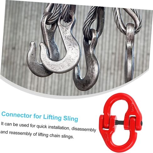 CHILDWEET Lifting Connection Buckle Safety Chain Extension Tow Hitch Connector Tow Truck Connector for Towing Link Chains Connectors Heavy Duty Chain Steel Connecting Link Chain Link Trailer in Saudi Arabia