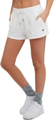 Champion Womens Campus French Terry 25 شورت XL أبيض in Saudi Arabia