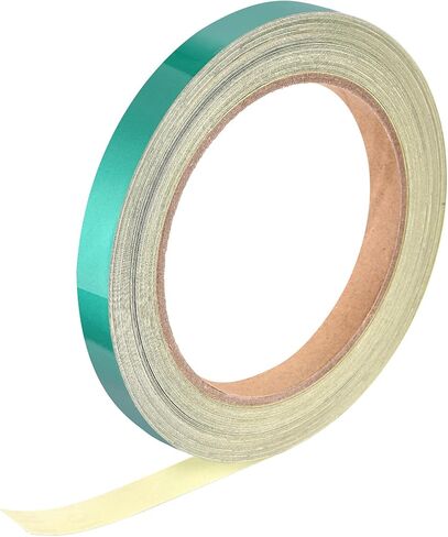 uxcell Reflective Tape Blue, 10mm x 25m, Outdoor Waterproof Warning Tape for Bikes, RV, and Boat Striping Marking in Saudi Arabia