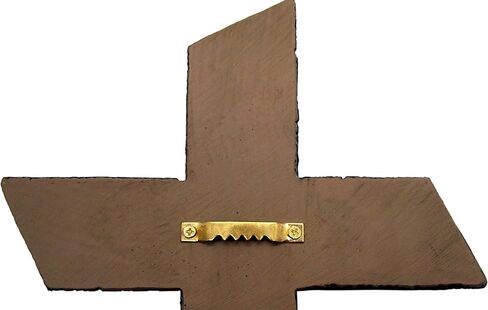 Wowser Patched Wall Cross with Nails and Crucifix, Love, Hope, Grace Inspirational Catholic Wall Decor, 12 Inch in Saudi Arabia