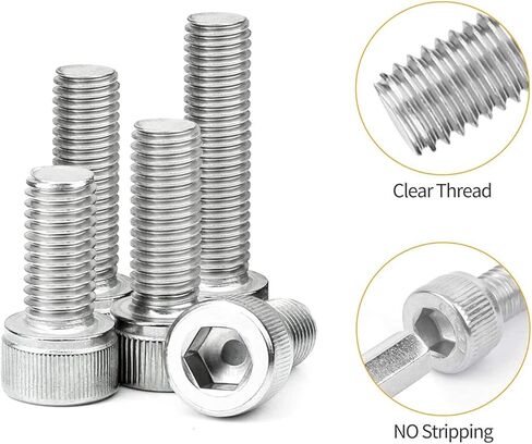 480 قطعة متري M2 M2.5 M3 304 سداسية من الفولاذ المقاوم للصدأ المقبس غطاء رأس مسامير المكسرات مجموعة متنوعة in Kuwait