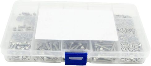 480 قطعة متري M2 M2.5 M3 304 سداسية من الفولاذ المقاوم للصدأ المقبس غطاء رأس مسامير المكسرات مجموعة متنوعة in Kuwait