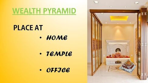 Jet Wealth Orgone Pyramid 4 inch Approx Crystal Natural Gomati Chakra with Shree Yantra Pyramid Success Prosperity in Saudi Arabia