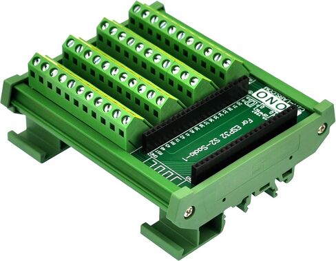 لوحة وحدة اندلاع كتلة طرفية مثبتة على السكك الحديدية DIN لـ ESP32-S2-Saola-1 in Kuwait