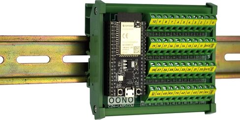 لوحة وحدة اندلاع كتلة طرفية مثبتة على السكك الحديدية DIN لـ ESP32-S2-Saola-1 in Kuwait