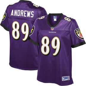 NFL PRO LINE Women's Mark Andrews Purple Baltimore Ravens Team Player Jersey