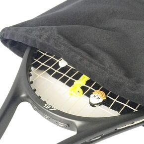 Tennis Racket Bag Drawstring portable backpack sports goods storage flannel multi-purpose tennis Racket Drawstring Bags Professi, Carry-on 10-Inch, Black