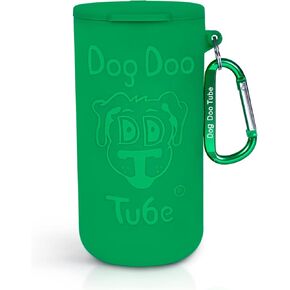Dog Doo Tube Reusable Dog Poop Holder For Dog Walkers - Carries Used Dog Poop Bags - Tight Fitting Lid Keeps in Odors - Dog Waste Carrier - Attachable to Dog Leash, Harness or Waist (XLarge, Purple) in Kuwait