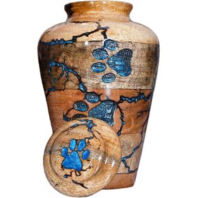Wooden Urn for Pets urn for Ashes Urn for Dog urn for cat Cremation Pets Memory Box Handcrafted Pet urn Small urn for Pets (X-Small 20 LBS)