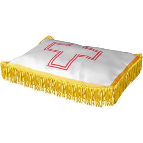 EXCEART 1pc Cremation Wrapper Cross tablecloths Burial urns Cover Coffin Covers Funnel Casket Cover for Funeral Covers for urns Funeral Supplies Cremation Urn Cover Cloth Cover Ashes White