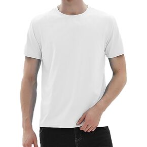 Men's Crew Tee Eversoft Moisture Wicking Lightweight Active Wear Four-Way Stretch