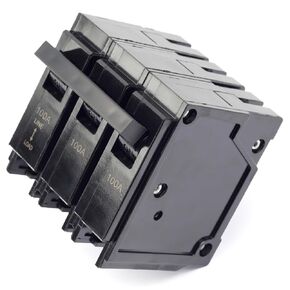 Q3100 100Amp 3 Pole Circuit Breaker Compatible with Siemens PL and ES Series Load Centers, 10KA 120/240V Plug-in Mount Standard Thermal Magnetic Protection (3P 100A)