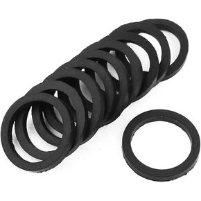 uxcell 27mm OD O-Ring Hose Gasket Flat Rubber Washer Lot for Faucet Grommet 10pcs