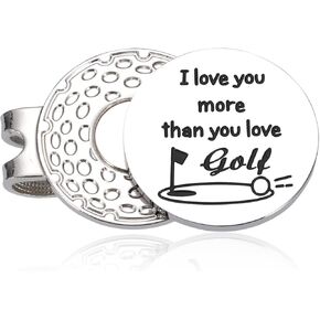 Golf Gifts for Men Golf Lovers Stocking Stuffers for Men Christmas Gifts for Boyfriend Husband Valentines Day Gifts for Men Anniversary Engagement Wedding Gifts from Wife Girlfriend, Hat Clip