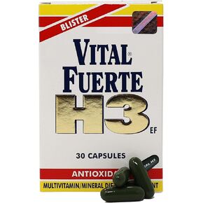 H3, Vitamins and Minerals, Antioxidant, 30 Capsules, Blister