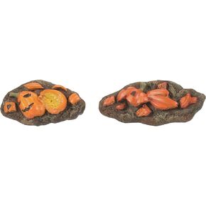 Department 56 Village Accessories Halloween Smash Pumpkins on November 1st Figurine Set, 0.5 Inch, Multicolor