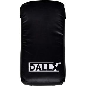 DALLX Kick Shield Muay Thai Kickboxing, Heavy Curved Kicking Striking Body Pad, Punching Foot Target MMA Boxing Training, 3 Padded Handles