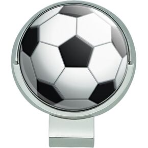 GRAPHICS & MORE Soccer Ball Football Golf Hat Clip with Magnetic Ball Marker