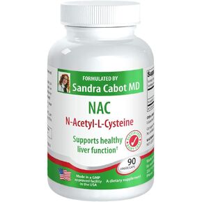 LiverDoctor NAC 600 mg Capsules - N Acetyl Cysteine 600 mg (90 Capsules)