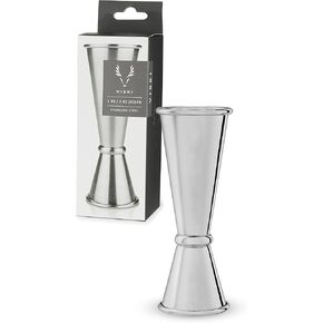 جيجر مزدوج من فيسكي مع قياسات داخلية، جيجر كوكتيل من الفولاذ المقاوم للصدأ، طراز جيجر ياباني، جيجر للنقاة، جيجر 2 أونصة 1 أونصة in Kuwait