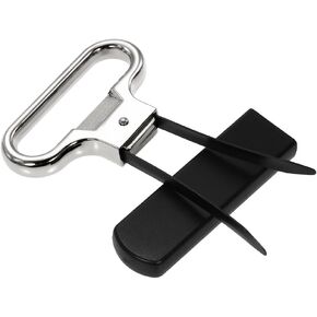 Decdeal Wine Opener, Two-Prong Wine Bottle Opener for Damaged Cork Old Wine Corkscrew Remover