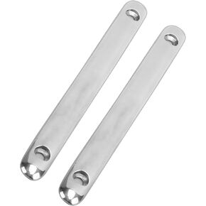 Keenso Rub Strake, 2Pcs 150mm/5.9in Marine Grade 316 Stainless Steel Rub Strake for Boat Yacht RV Accessory Boat/Yacht Parts Boat/Yacht Parts