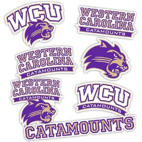 Desert Cactus Western Carolina University WCU Catamounts Stickers Vinyl Decals Laptop Water Bottle Car Scrapbook T2 (Type 2)