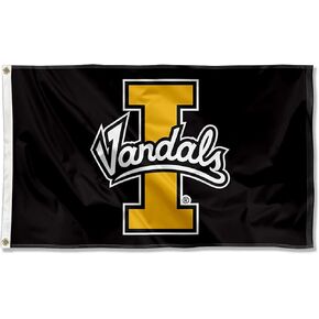 Idaho Vandals Wordmark Gold Large Grommet Banner Flag