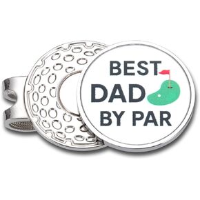 Golf Gifts for Dad from Daughter Son Birthday Gifts for Dad Best Dad By Par Dad Gifts from Wife Ball Marker for Papa Gifts for Men Him Golf Lover Gifts for Daddy Stepdad New Dad Hat Clip Fathers Day