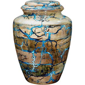 Urn for Ashes Adult Human Ashes Memorial Box Cremation Urn Box pet Ashes Box Handmade Wooden urn Box for Ashes Large Burial urn Box (Large 200 LBS, Fractal Burning)