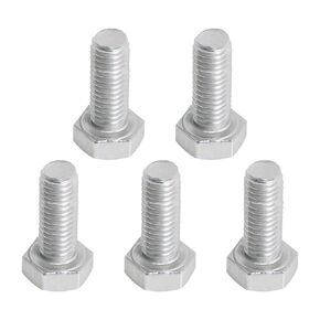 Aopin M8 x 20mm Hex Head Bolts Screws Grade 5.8 Stainless Steel, Fasteners Fully Machine Threaded SUS304 5 Pcs