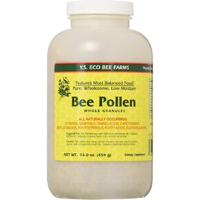 Bee Pollen - Low Moisture Whole Granulars YS Eco Bee Farms 16 oz Granular