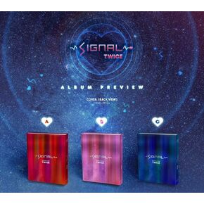 Twice - Signal [Random ver.] (4th Mini Album) CD+88p Photobook+1Photocard+1Special Photocard+1Photo+Double Side Extra Photocards Set