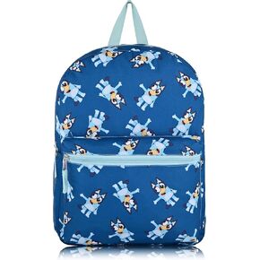 Fast Forward Bluey School Backpack Toddler Backpack for School | Bluey 16" Kids Backpack Bookbag for Boys, Girls, Unisex | Bluey Backpack Boys Backpack for Kids