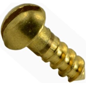 014973131609 Slotted Round Wood Screws, 2 x 1/4, Piece-60