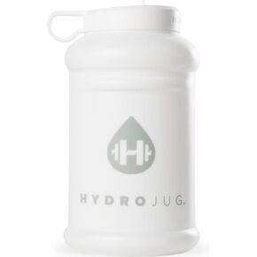 HydroJug - Water Bottle with Straw & Handle - 64 oz Half Gallon Jug - Leak-Resistant - BPA-Free