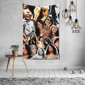 arzjqir Singer Music Tapestry Wall Poster Hanging Home Decor 3D Blanket for Bedroom Living Room Dorm 60x40inch
