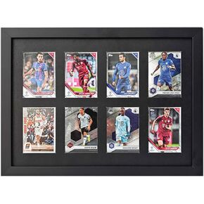 Wall Memorabilia Display Cabinet,Baseball Card Display Cabinet,Sports Card Display Stand,Trading Card Display Stand can Hold 8 Sports Cards, Suitable forsports Cards footballbaseball basketballhockey