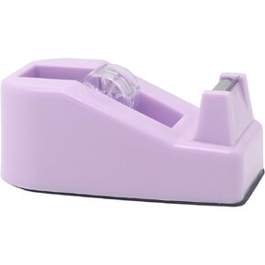 SHOIKOM Stylish and Sharp Desktop Office Tape Dispenser Cute for Desk - Non-Skid Base, White
