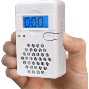 Carbon Monoxide Detector, High Accuracy CO Alarm with Sound Warning and Digital LCD Display