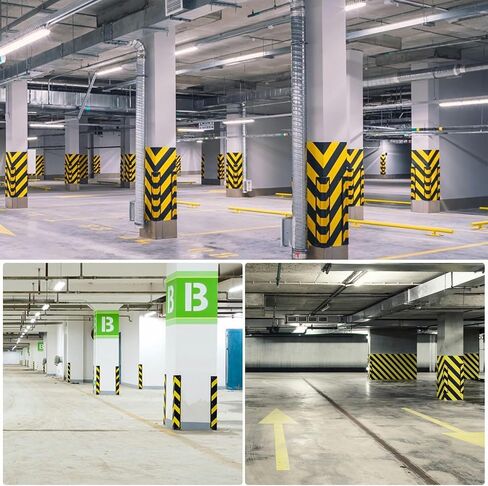 Black Yellow Caution Reflective Tape 2 Inx 82 Feet Reflective Tape Outdoor Safety Floor Tape Hazard Driveway Reflectors for Vehicles, Trailers, Boats, Signs(Black and Yellow) in Saudi Arabia