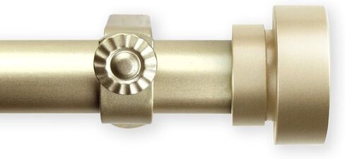 1 inch Side Curtain Rod 12-20 inch (Set of 2) - Gold in Saudi Arabia