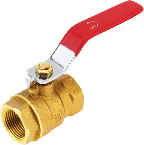 3/4 "صمام كروي نحاسي NPT، PNXKTXO خيط أنثى مع مقبض طويل للتحكم في السباكة in Kuwait