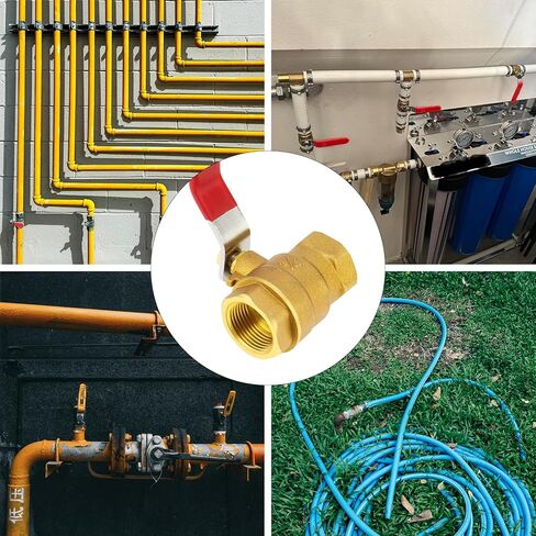 3/4 "صمام كروي نحاسي NPT، PNXKTXO خيط أنثى مع مقبض طويل للتحكم في السباكة in Kuwait