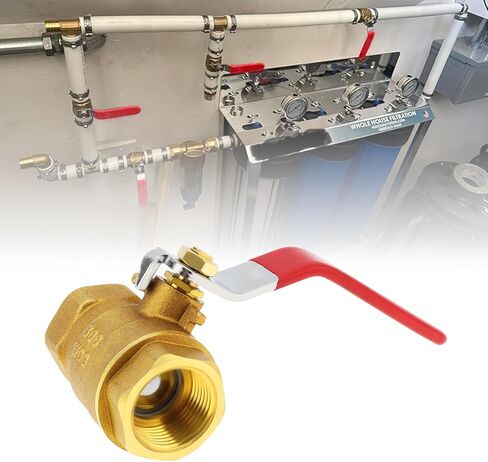 3/4 "صمام كروي نحاسي NPT، PNXKTXO خيط أنثى مع مقبض طويل للتحكم في السباكة in Kuwait