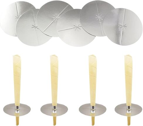 40 قطعة حامل شموع ورقية 8 مللي متر شمعة بالتنقيط برميل حامل شموع ورقية لشموع الكنيسة in Kuwait