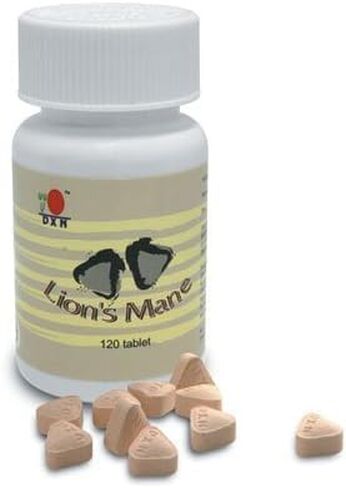 DXN Lion's Mane, Memory & Nerve Support, 120 Count Tablets (2 Bottle) in Saudi Arabia
