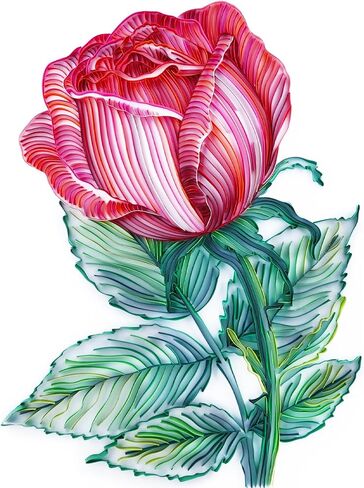 Uniquilling Quilling Kits مجموعة اللف الورقية للبالغين المبتدئين، 16 * 20in الطائر الطنان مع أدوات اللف الورقية واستخدام الدليل، مجموعات DIY للبالغين مجموعات الرسم ورقة تخريمية ديكور جدار الفن in Kuwait